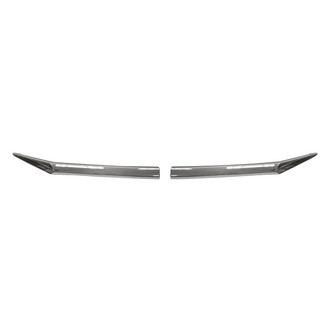 Replacement - Driver and Passenger Side Grille Molding Set (CAPA Certified)