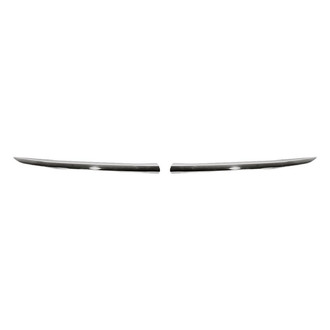 Replacement - Center Driver and Passenger Side Grille Molding Set (CAPA Certified)