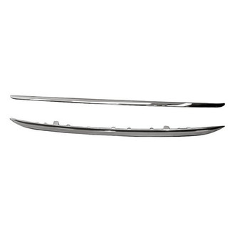 Replacement - Upper and Lower Grille Molding Set (CAPA Certified)