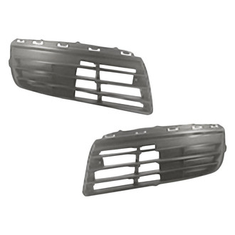 Replacement - Front Outer Driver and Passenger Side Fog Light Cover Set (Standard Line)