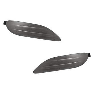 Replacement - Front Driver and Passenger Side Fog Light Cover Set (CAPA Certified)