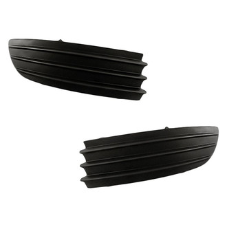 Replacement - Front Driver and Passenger Side Fog Light Cover Set (Standard Line)