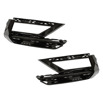 Replacement - Front Lower Driver and Passenger Side Bumper Insert Set (Standard Line)