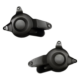 Replacement - Front Driver and Passenger Side Fog Light Cover Set (Standard Line)