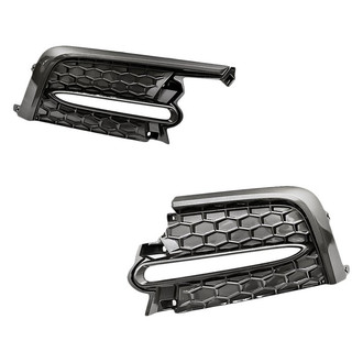Replacement - Front Driver and Passenger Side Fog Light Cover Set (Standard Line)