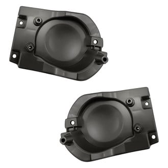 Replacement - Front Driver and Passenger Side Fog Light Cover Set (Standard Line)
