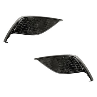Replacement - Front Outer Driver and Passenger Side Fog Light Cover Set (Standard Line)