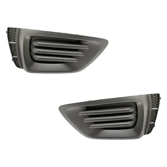 Replacement - Front Driver and Passenger Side Fog Light Cover Set (Standard Line)