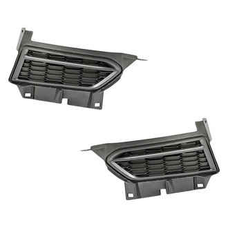 Replacement - Front Driver and Passenger Side Fog Light Cover Set (Standard Line)