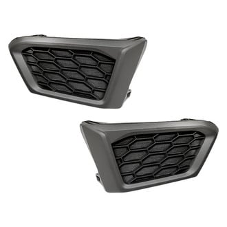 Replacement - Front Driver and Passenger Side Fog Light Cover Set (Standard Line)