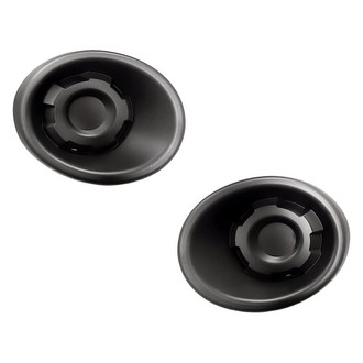 Replacement - Front Driver and Passenger Side Fog Light Cover Set (Standard Line)
