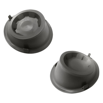 Replacement - Front Driver and Passenger Side Fog Light Cover Set (Standard Line)