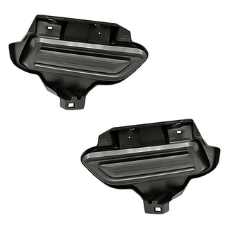 Replacement - Front Driver and Passenger Side Fog Light Cover Set (Standard Line)
