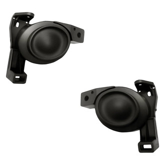 Replacement - Front Driver and Passenger Side Fog Light Cover Set (Standard Line)