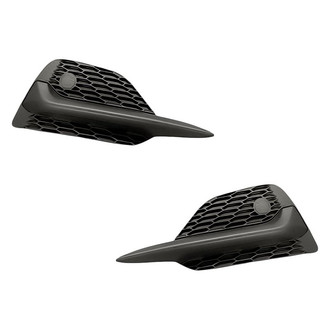 Replacement - Front Driver and Passenger Side Fog Light Cover Set (Standard Line)