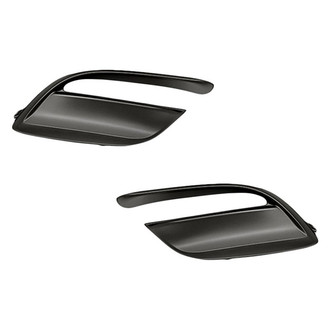 Replacement - Front Driver and Passenger Side Fog Light Bezel Set (Standard Line)