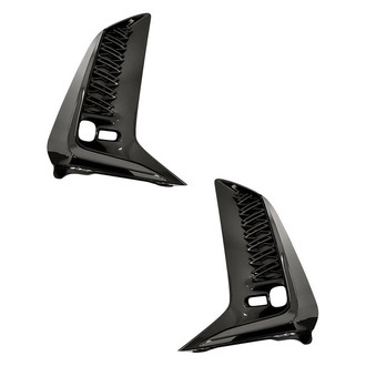 Replacement - Front Driver and Passenger Side Fog Light Bezel Set (Standard Line)