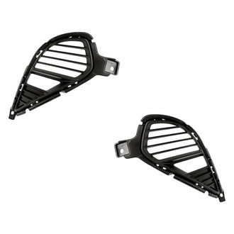 Replacement - Rear Driver and Passenger Side Bumper Cover Grille Set (Standard Line)