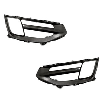 Replacement - Front Driver and Passenger Side Fog Light Cover Set (Standard Line)