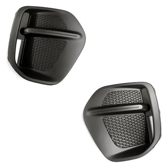 Replacement - Front Driver and Passenger Side Fog Light Cover Set (Standard Line)