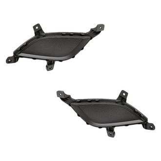 Replacement - Front Driver and Passenger Side Fog Light Cover Set (Standard Line)