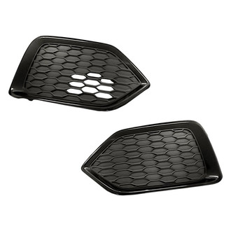 Replacement - Front Driver and Passenger Side Fog Light Cover Set (Standard Line)