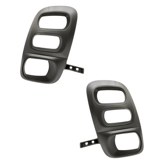 Replacement - Front Driver and Passenger Side Fog Light Bezel Set (Standard Line)