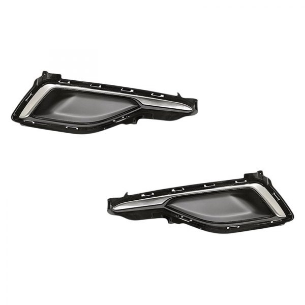Replacement - Front Driver and Passenger Side Daytime Running Light Cover Set