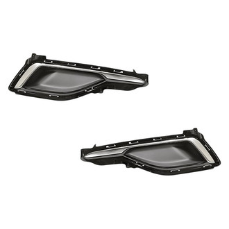 Replacement - Front Driver and Passenger Side Daytime Running Light Cover Set (Standard Line)