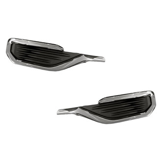 Replacement - Front Driver and Passenger Side Fog Light Cover Set (Standard Line)