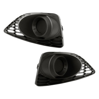 Replacement - Front Driver and Passenger Side Fog Light Cover Set (Standard Line)