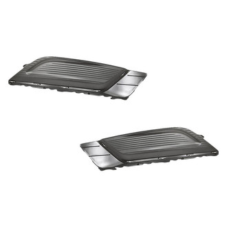 Replacement - Front Driver and Passenger Side Fog Light Cover Set (Standard Line)
