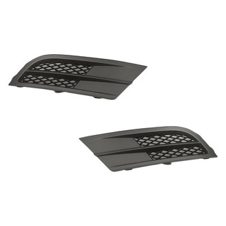 Replacement - Front Driver and Passenger Side Fog Light Cover Set (Standard Line)