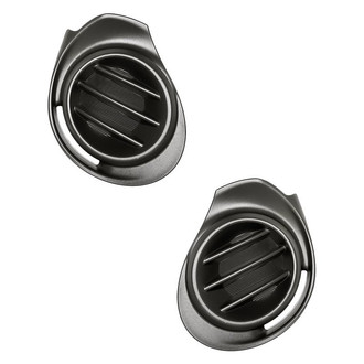 Replacement - Front Driver and Passenger Side Fog Light Cover Set (Standard Line)