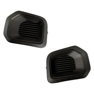 Replacement - Front Driver and Passenger Side Fog Light Cover Set (Standard Line)