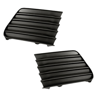 Replacement - Front Driver and Passenger Side Fog Light Cover Set (Standard Line)