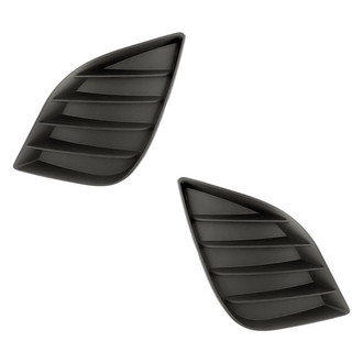 Replacement - Front Driver and Passenger Side Fog Light Cover Set (Standard Line)
