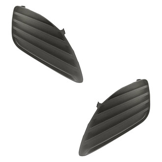 Replacement - Front Driver and Passenger Side Fog Light Cover Set (Standard Line)