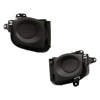 Replacement - Front Driver and Passenger Side Fog Light Cover Set (Standard Line)
