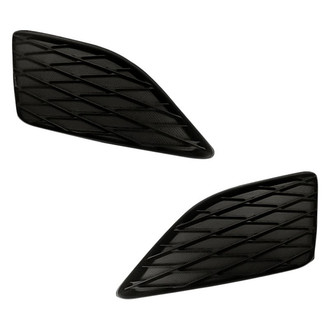 Replacement - Front Driver and Passenger Side Fog Light Cover Set (Standard Line)