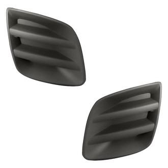 Replacement - Front Driver and Passenger Side Fog Light Cover Set (CAPA Certified)
