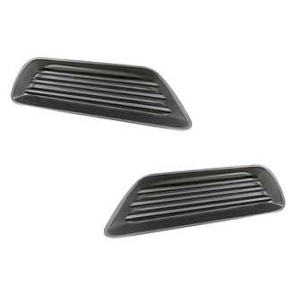 Replacement - Front Driver and Passenger Side Fog Light Cover Set (Standard Line)