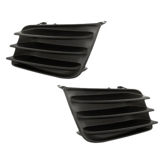 Replacement - Front Driver and Passenger Side Fog Light Cover Set (Standard Line)