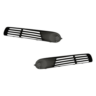 Replacement - Front Driver and Passenger Side Fog Light Cover Set (Standard Line)