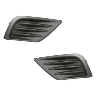 Replacement - Front Driver and Passenger Side Fog Light Cover Set (Standard Line)
