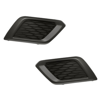 Replacement - Front Driver and Passenger Side Fog Light Cover Set (Standard Line)