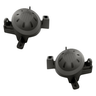 Replacement - Front Driver and Passenger Side Fog Light Cover Set (Standard Line)