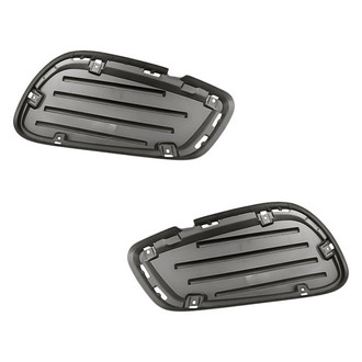 Replacement - Front Driver and Passenger Side Fog Light Cover Set (Standard Line)