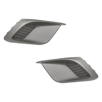 Replacement - Front Driver and Passenger Side Fog Light Cover Set (Standard Line)