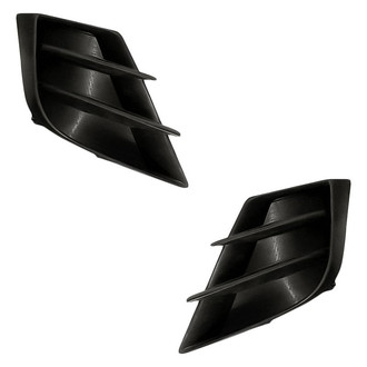Replacement - Front Driver and Passenger Side Fog Light Cover Set (Standard Line)